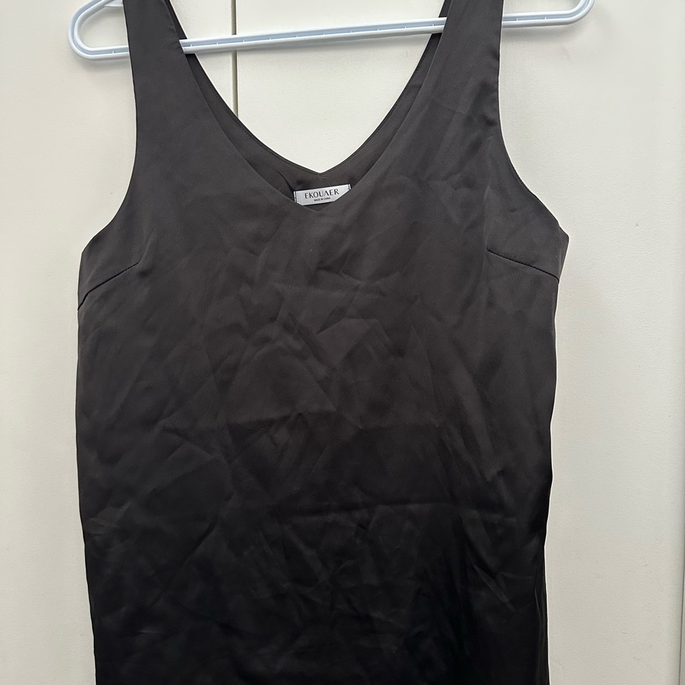 Satin tank top